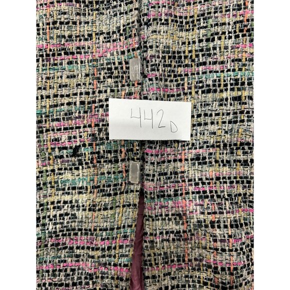 Doncaster Women's Blazer Jacket Size M Multicolor Silk Rayon Blend - Picture 7 of 8